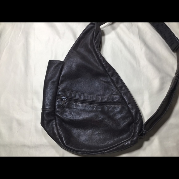 Ameribag Healthy Back Leather Backpack Bag - Picture 4 of 16